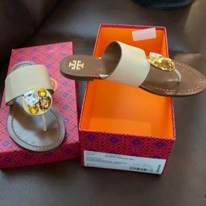 Tory Burch Patos Disk Embellished Sandal
